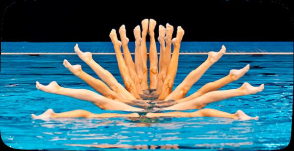 Compétition de nage synchronisée (piscine olympique fermée toute la journée)